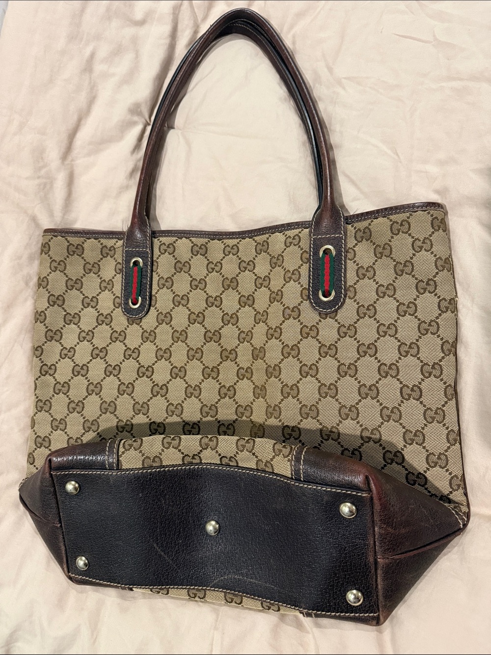 Gucci GG Canvas Vertical Princy Tote - Picture 15 of 16